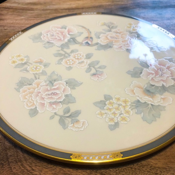 Floral Lenox Plate - Picture 2 of 2